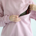 Oversized nursing and pregnancy hoodie, sweat and milk