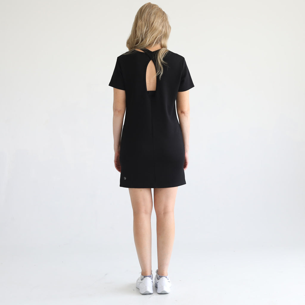 Nursing Tshirt Dress with zippers, Sweat and Milk