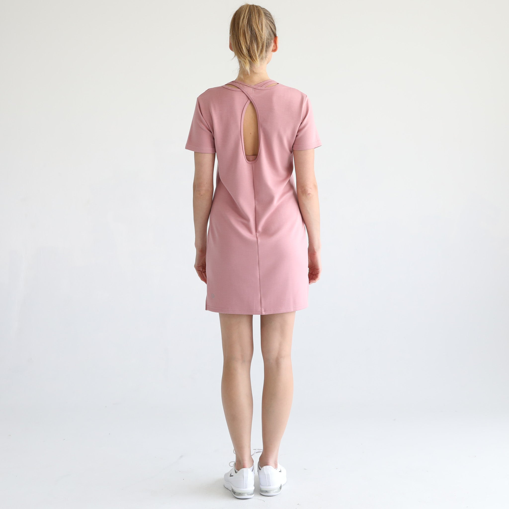 Isla Nursing T-Shirt Dress (Toasted Mauve) S/M / Toasted Mauve