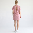 Nursing Tshirt Dress with zippers, Sweat and Milk