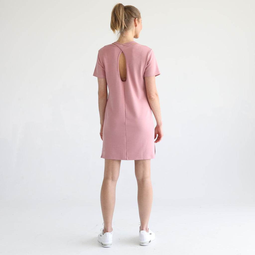 Nursing Tshirt Dress with zippers, Sweat and Milk