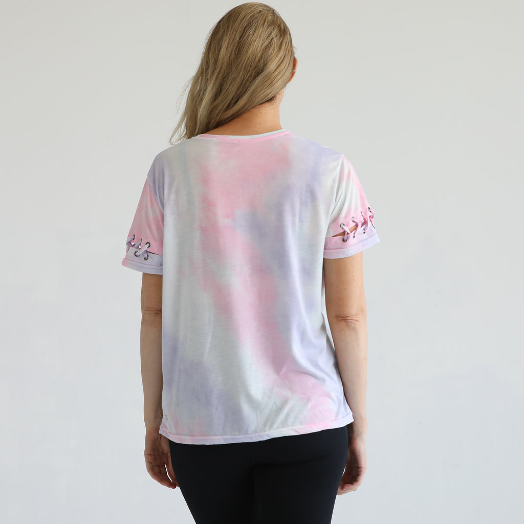 loose fit nursing t shirt with zippers, sweat and milk