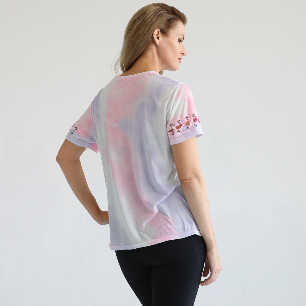 loose fit nursing t shirt with zippers, sweat and milk