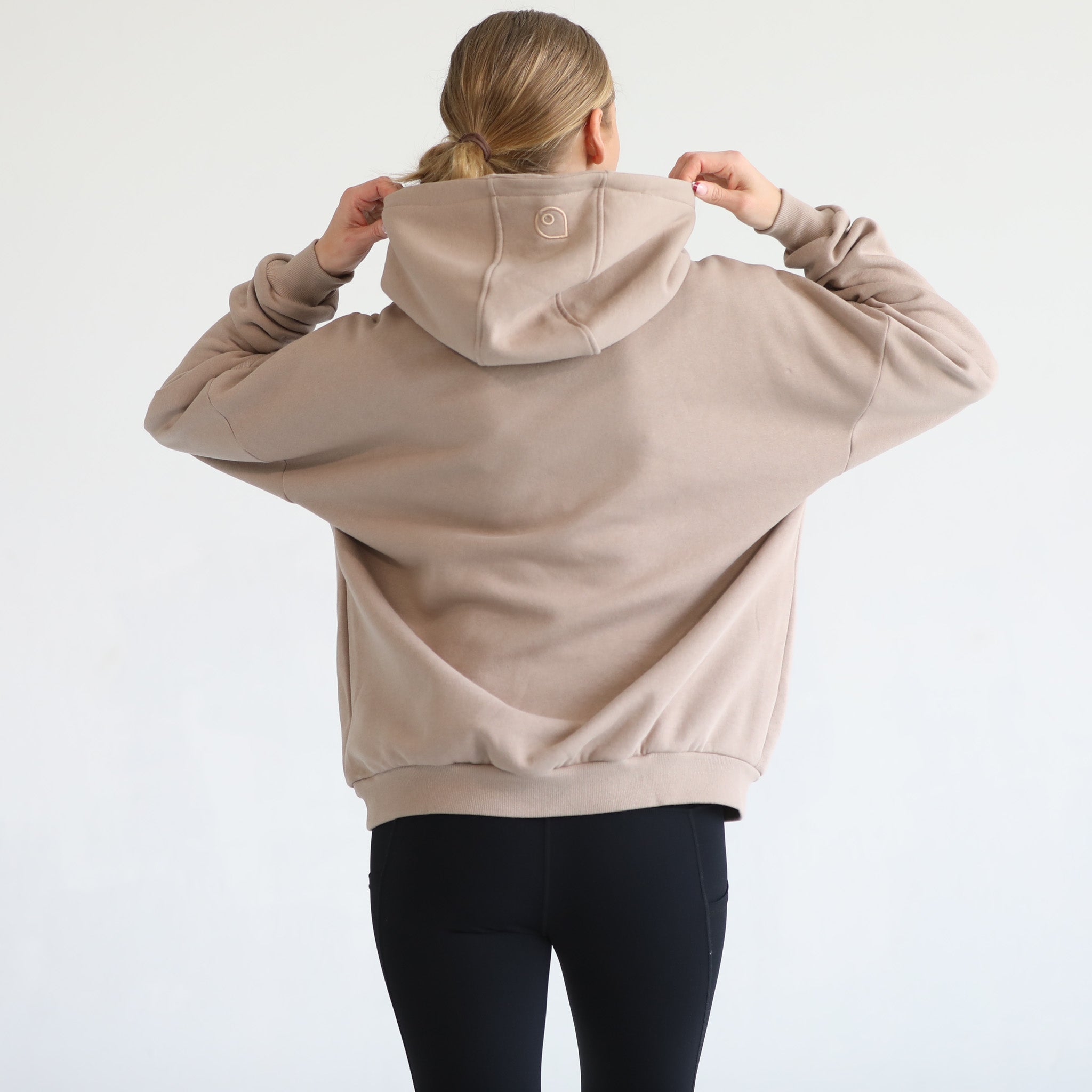 Oversized nursing and pregnancy hoodie, sweat and milk