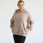 Oversized nursing and pregnancy hoodie, sweat and milk