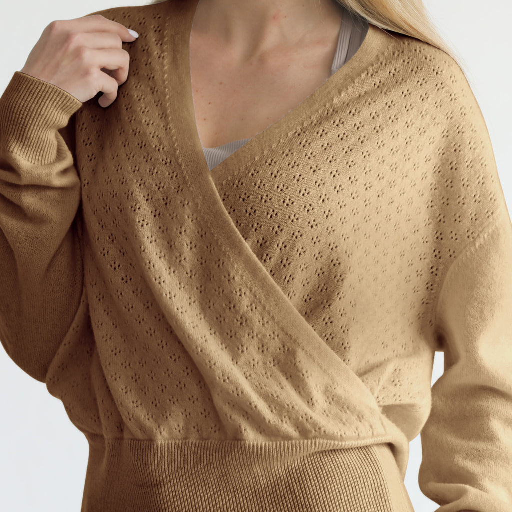 nursing cashmere sweater