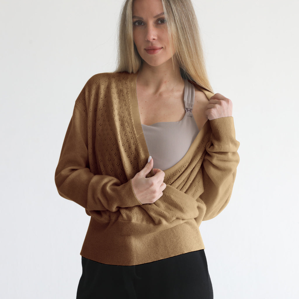 nursing cashmere sweater