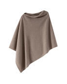 cashmere poncho in black, nursing cover, taupe, stroller blanket, travel cover, sweat and milk