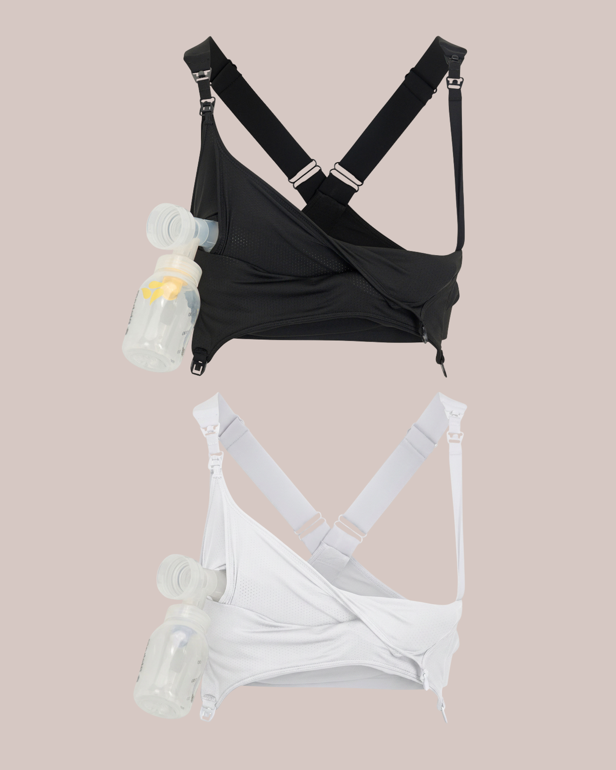 Venice 2-bra pack, black and white