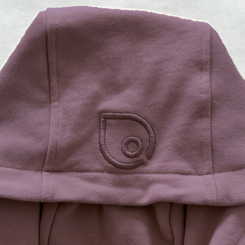 Organic cotton Nursing Maternity hoodie, invisible zipper, sweat and milk