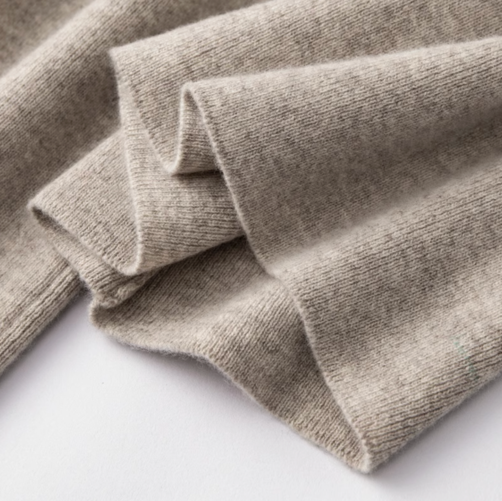 100% merino wool pants wide-leg