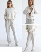 Lyah lounge set, nursing_bone

