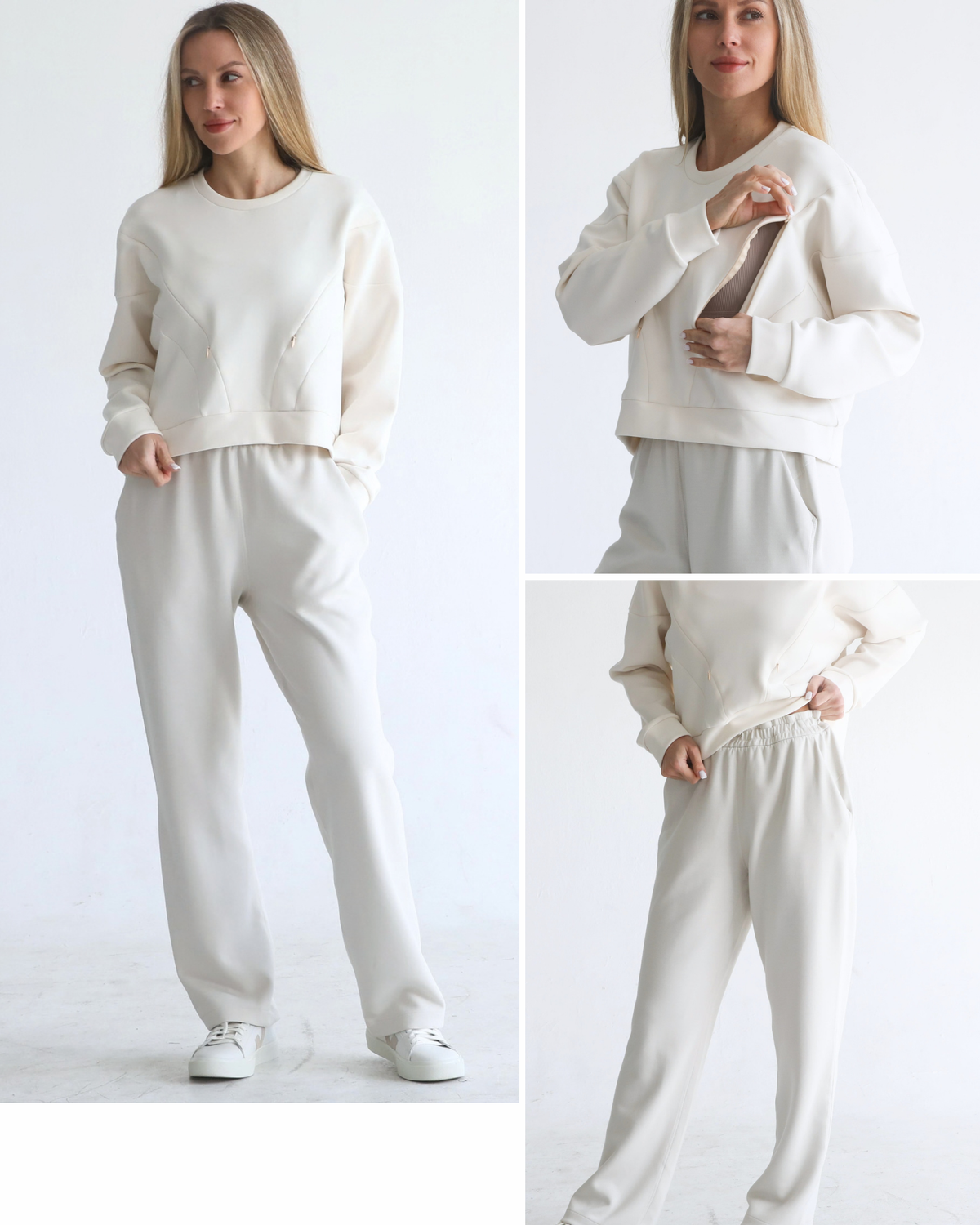 Lyah lounge set, nursing_bone
