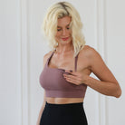 Venice 3 high impact running nursing & pumping sports bra, large cups, big chested, sweat and milk