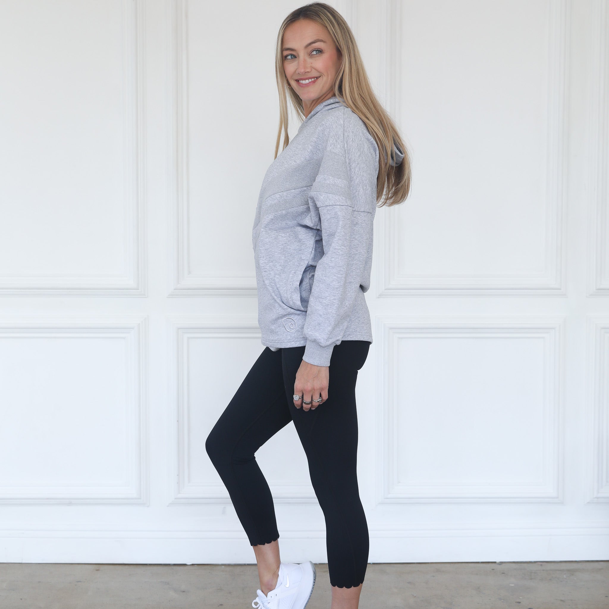 Boob BBF Maternity and Nursing Sweatshirt - Grey Melange - Eco