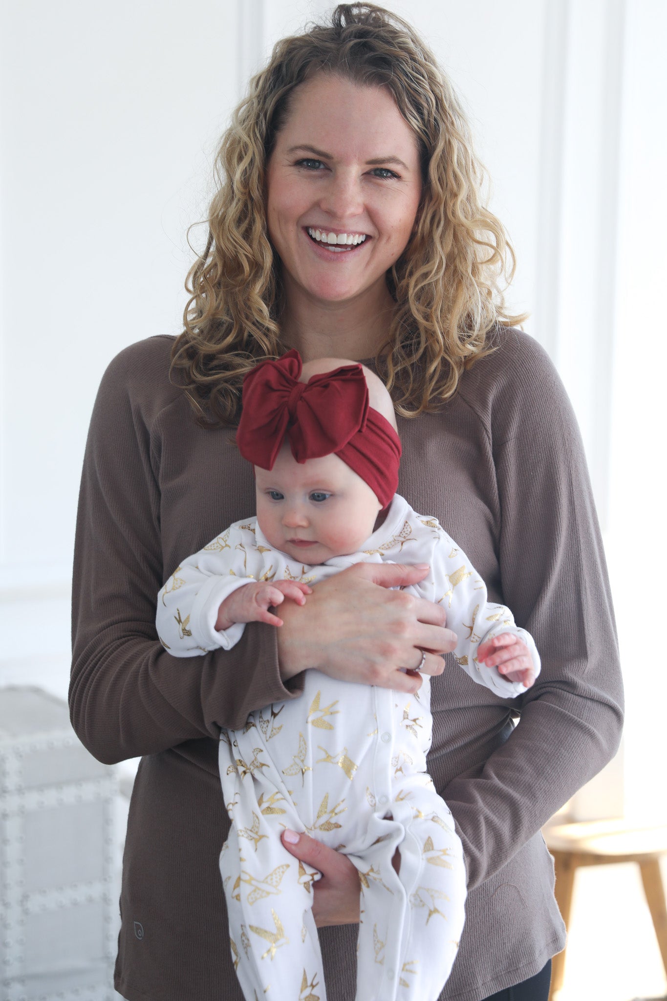 Charlotte two way nursing sweater, reversible, sweat and milk, camel
