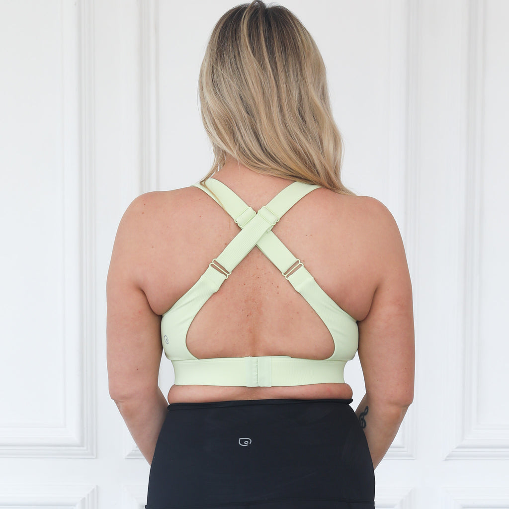 Venice 3 high impact nursing and pumping sports bra, big chested, A-H cups, sweat and milk