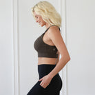 Venice 3 high impact nursing & pumping sports bra, large chest, big chested, new mom, Sweat & Milk