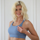 Venice high impact nursing sports bra, large chested, big cups, big chested, sweat and milk