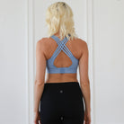 Chloe 3 running high impact nursing sports bra, big chested, big cups, sweat and milk