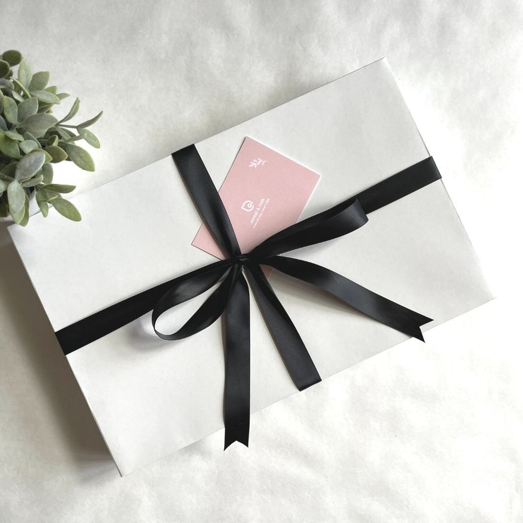 Sweat and Milk gift wrap