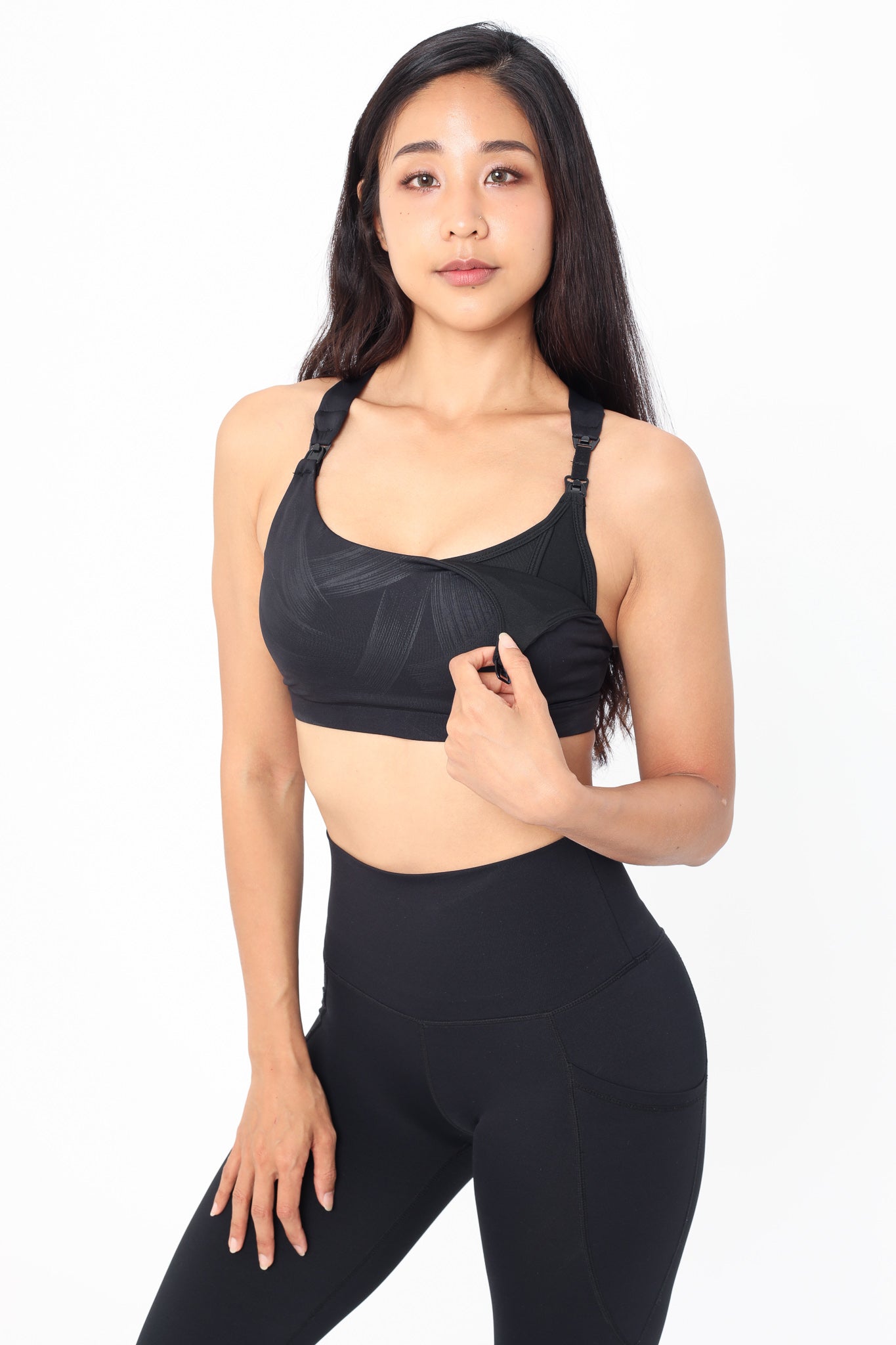 Venice 2 High Impact Nursing and pumping Sports Bra, clip down nursing bra, large cups, big chested, adjustable, Sweat and Milk