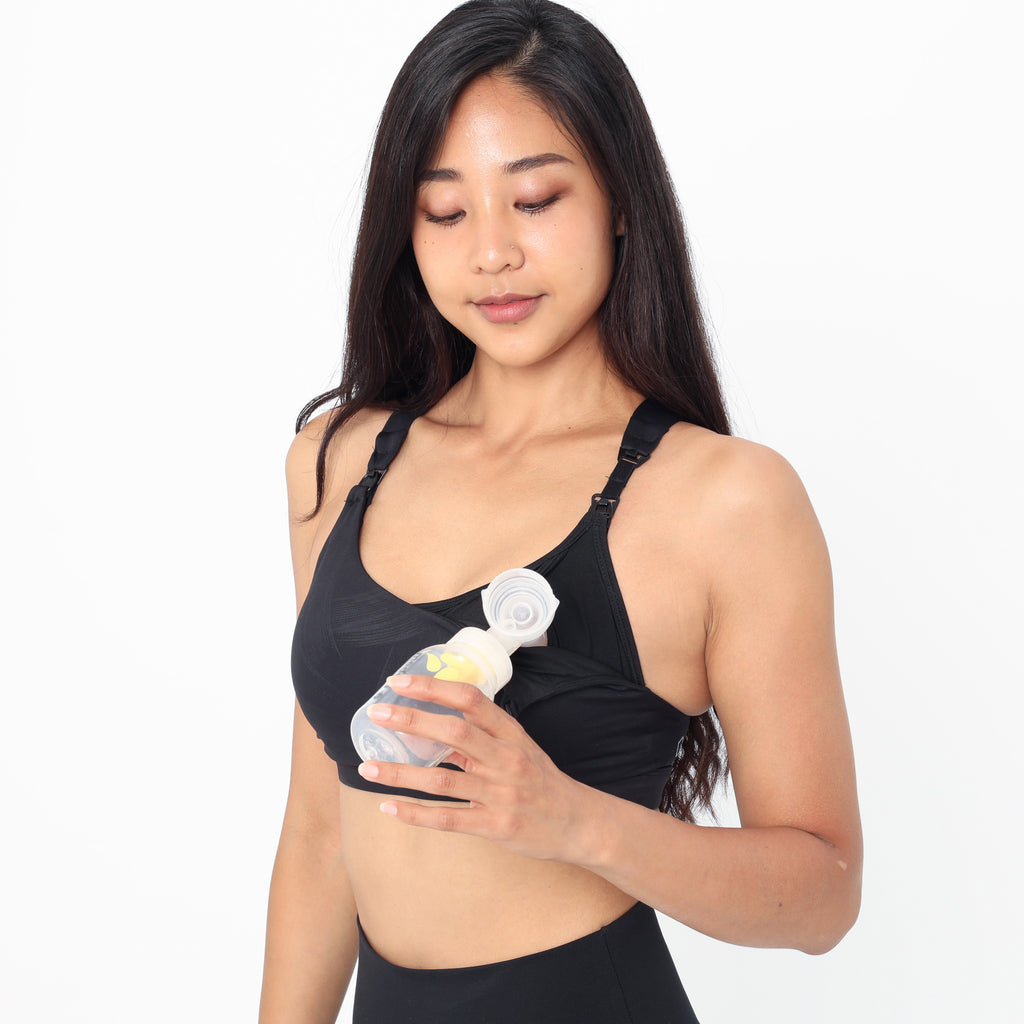 Cassidy Nursing Swimsuit One Piece (Noir) – Sweat and Milk LLC