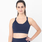 Lucie Nursing Sports Bra, High Impact, Supportive, largest chest, running, navy, Sweat and Milk