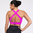 Venice 3 High Impact nursing sports bra for DDD cup, big chested, dragon fruit, Sweat and Milk