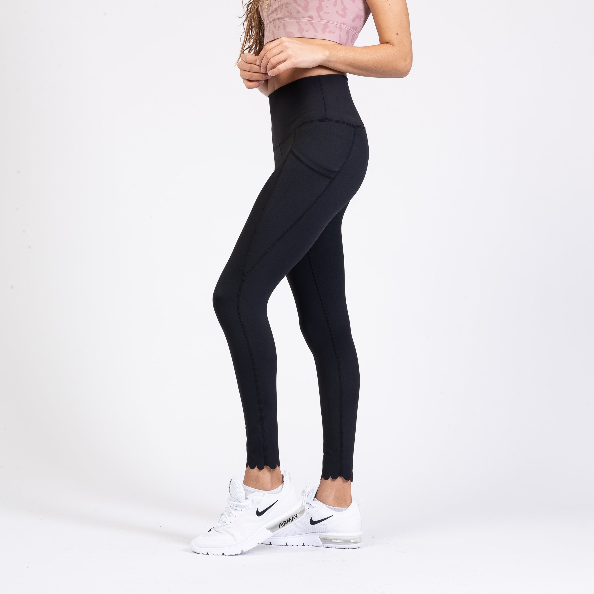 These leggings have so much tummy control, perfect for postpartum