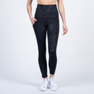 Postpartum high waisted legging, tummy control, brush stroke, sweat and milk