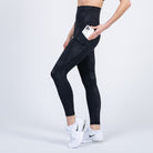 Postpartum high waisted legging, tummy control, brush stroke, sweat and milk
