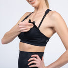 Venice 2 High Impact Nursing and pumping Sports Bra, clip down nursing bra, large cups, big chested, adjustable, Sweat and Milk