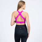Venice 3 High Impact nursing sports bra for DDD cup, big chested, dragon fruit, Sweat and Milk
