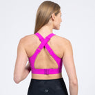 Venice 3 High Impact nursing sports bra for DDD cup, big chested, dragon fruit, Sweat and Milk