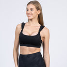 Madison Nursing Sports Bra, Medium Impact, Supportive, largest chest, running, Black