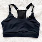 Lucie Nursing Sports Bra, High Impact, Supportive, largest chest, running, black