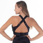 Venic High Impact Nursing and pumping Sports Bra, clip down nursing bra, large cups, adjustable, tiger, Sweat and Milk