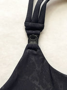 Chloe 4 Running Nursing and Pumping Sports Bra, black, strappy back, supportive, stylish, mid high impact, high coverage, supportive, large chest, black, sweat and milk