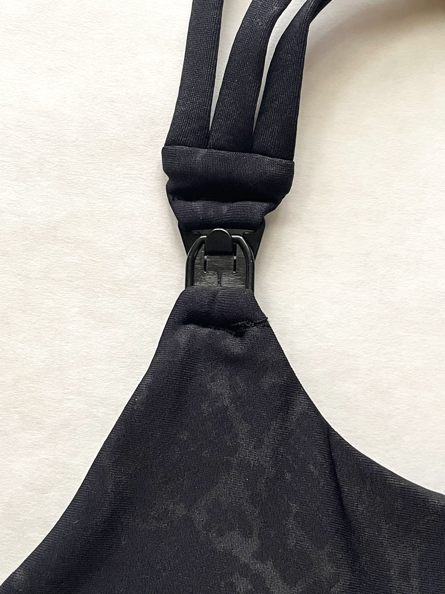 Chloe 4 Running Nursing and Pumping Sports Bra, black, strappy back, supportive, stylish, mid high impact, high coverage, supportive, large chest, black, sweat and milk