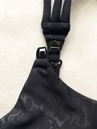 Chloe 4 Running Nursing and Pumping Sports Bra, black, strappy back, supportive, stylish, mid high impact, high coverage, supportive, large chest, black, sweat and milk