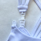 Chloe 4 Running Nursing and Pumping Sports Bra, black, strappy back, supportive, stylish, mid high impact, high coverage, supportive, large chest, white floral, sweat and milk