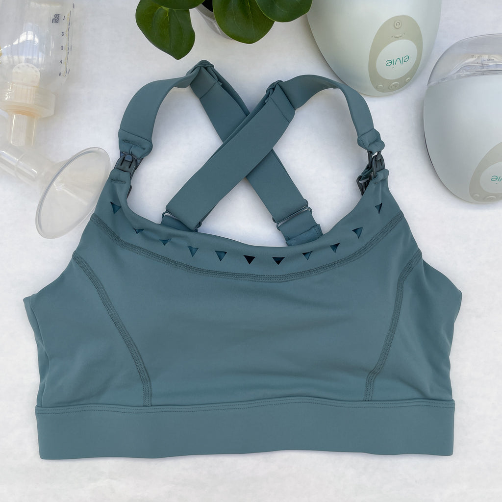 Venice 4 high impact nursing and pumping sports bra, big chest, large cups,  sweat and milk