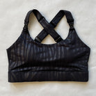 Venice 2 High Impact Nursing and pumping Sports Bra, clip down nursing bra, large cups, adjustable, tiger, Sweat and Milk