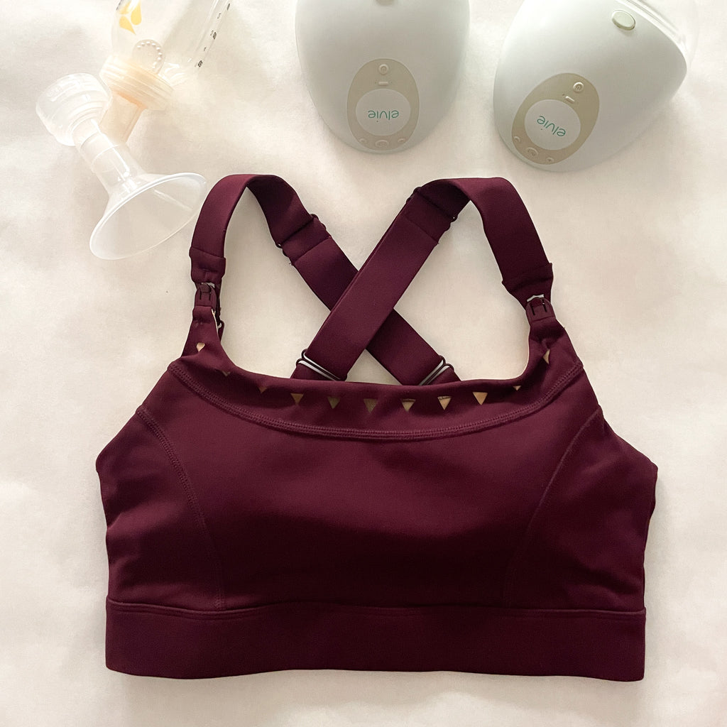 Venice 4 high impact nursing and pumping sports bra, big chested, large cups, adjustable, sweat and milk