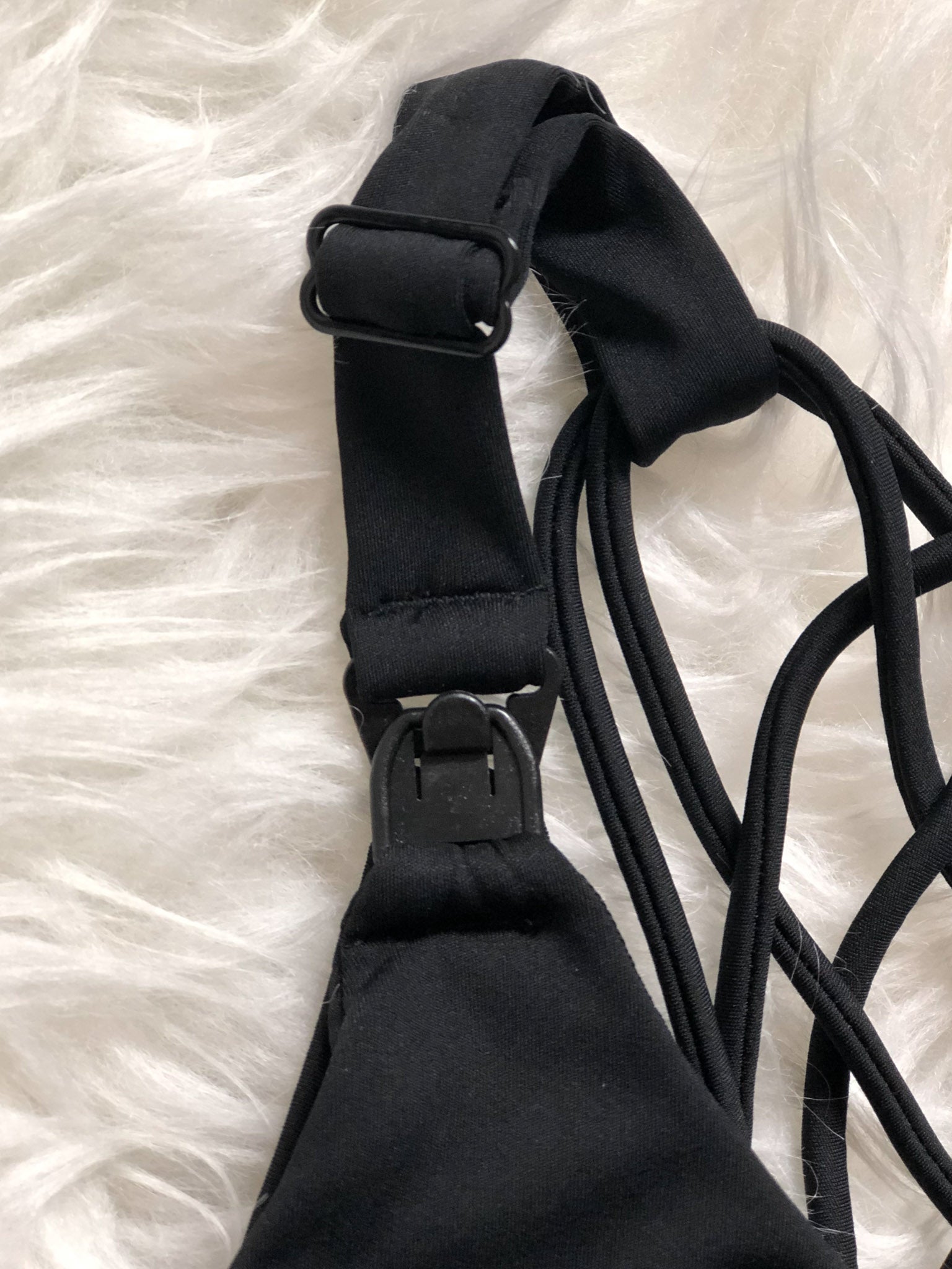 Océane 2 Nursing sports Bra, black, strappy back, adjustable, supportive