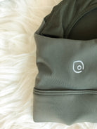 Chloe 3 Running Nursing Sports Bra, dark olive, supportive, stylish, high impact, mid high coverage - Sweat and Milk