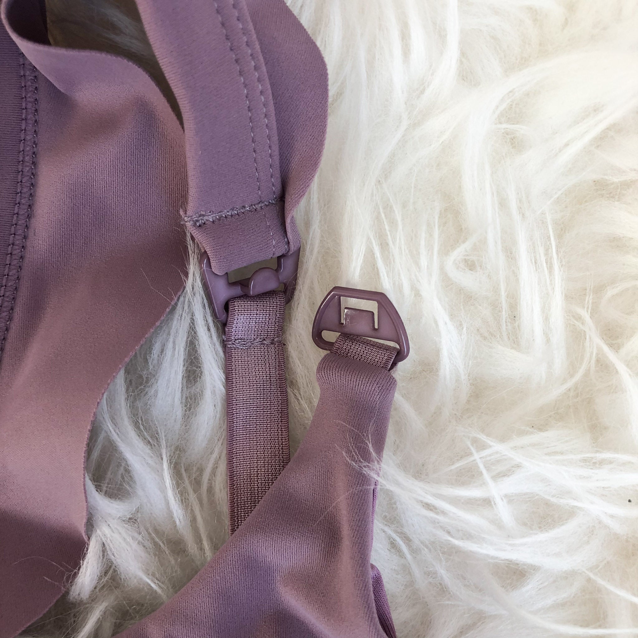 Madison Nursing Sports Bra, Medium Impact, Supportive, largest chest, running, lavender