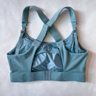Venice 3 high impact nursing and pumping sports bra, DDD cup, seagrass, Sweat and Milk