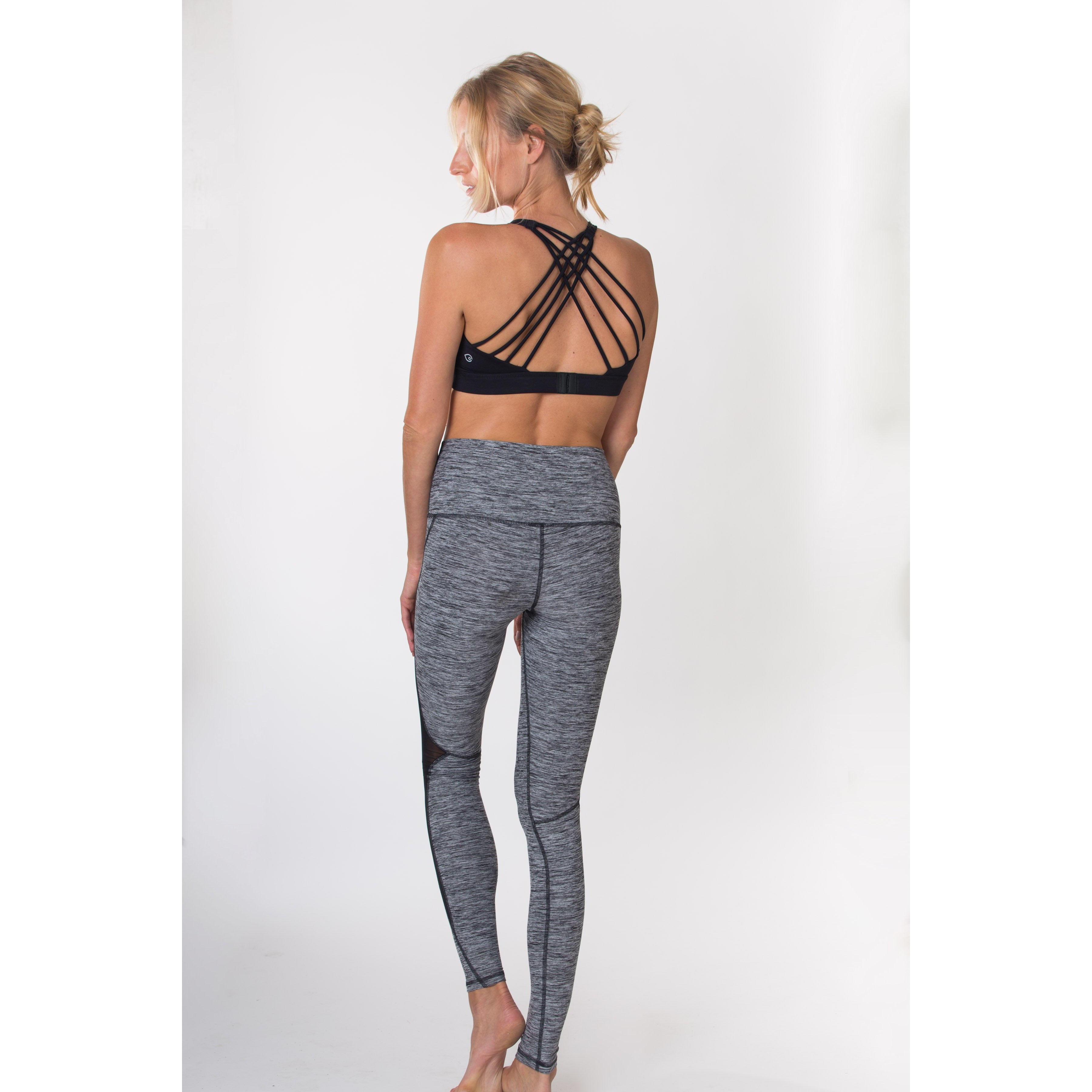 Océane 2 - Yoga Nursing Sports Bralette (Noir) - Sweat and Milk LLC